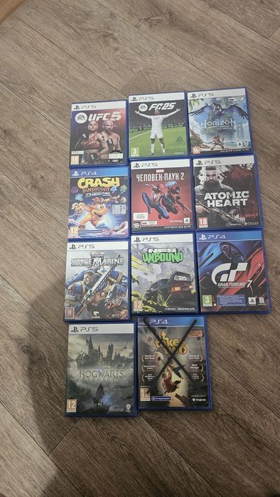 Продам диски ps4,ps5