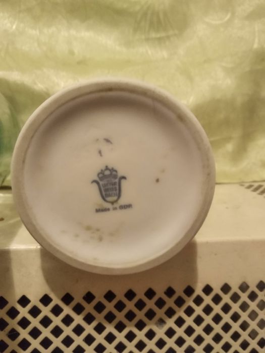 Ваза немецкая бутылка 1 литр молока 1951 года кольца серебро российско