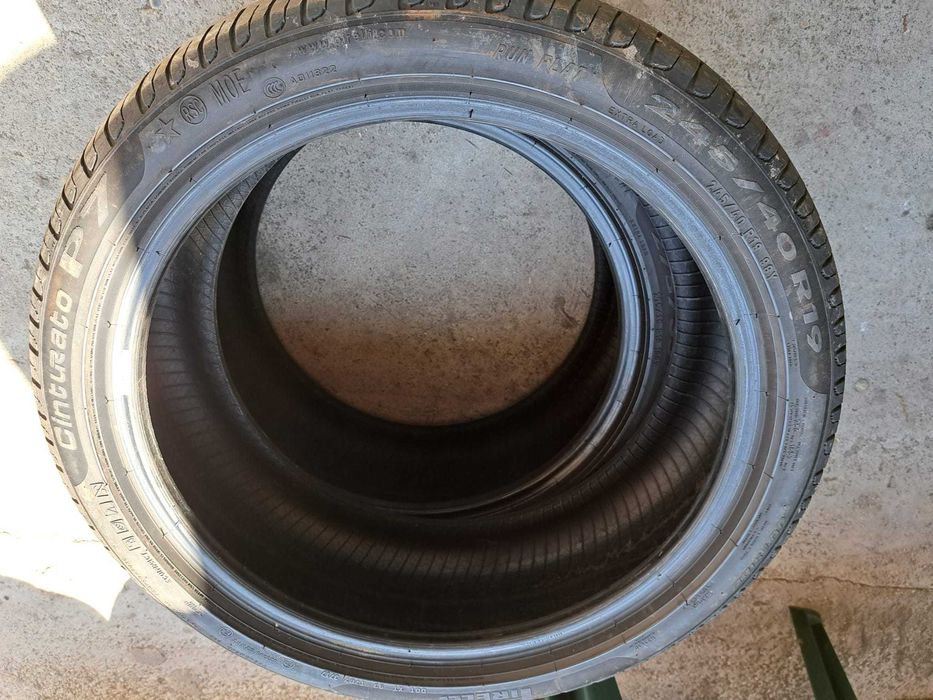 Set anvelope 275/35 R19 cu 245/40 R19 Pirelli runflat