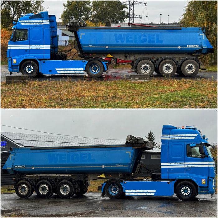 ANSAMBLU BASCULABIL‼️ VOLVO 2013 EEV + SCHIMTZ 2016 Ski24 Thermo‼️Impecabil - Revizie noua