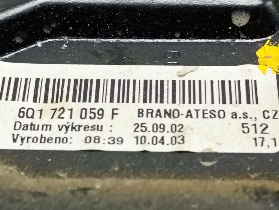 Motoras aeroterma 6Q1819015E Volkswagen Polo 4 (9N) (2001 - 2005) 1.4 benzina 1.4 benzina bby