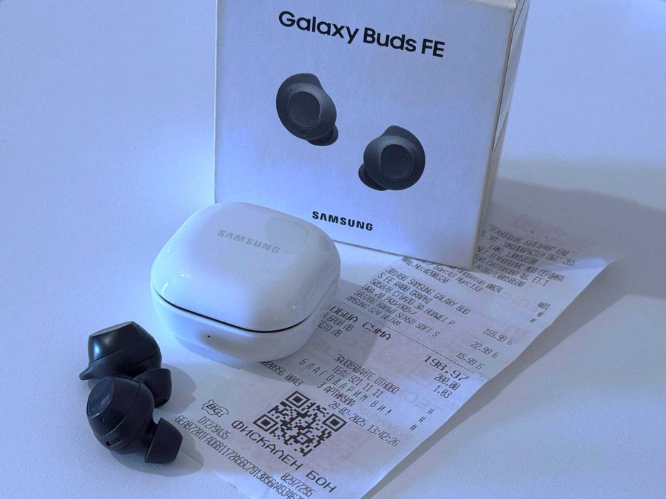 Бартер! Гаранция! Samsung Galaxy Buds FE Graphite (Черни)