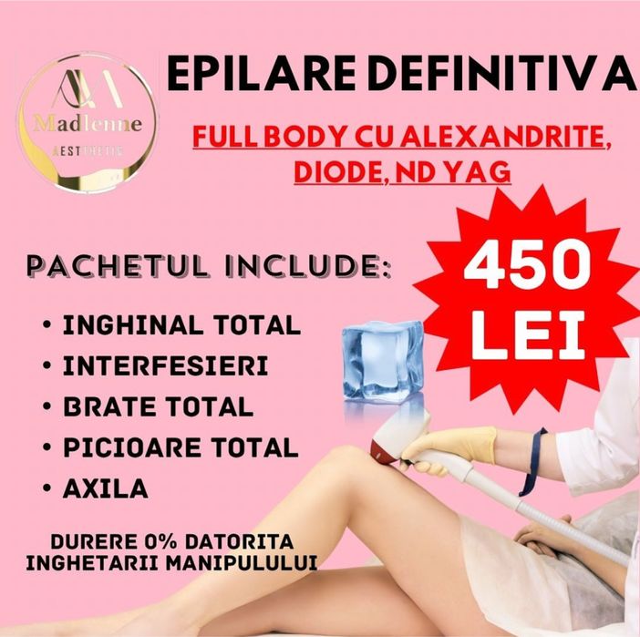 Epilare definitiva ice  triplu laser