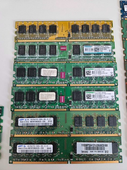 RAM PC DDR3, DDR2, DDR1 .  2gb  4gb