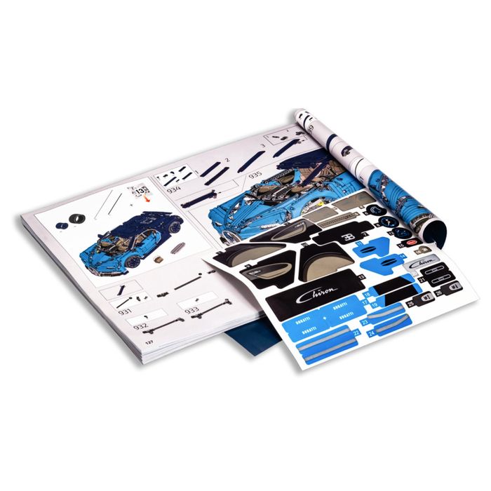 Конструктор Lego Bugatti Chiron | 4000 деталей | Большая модель