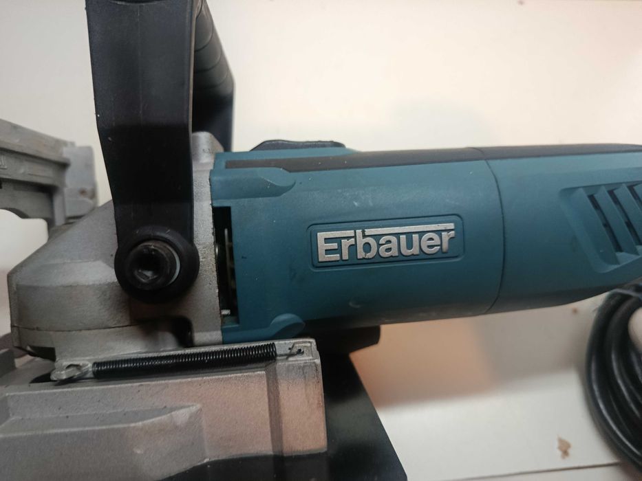 Masină de frezat dibluri plate biscuiti ERBAUER ERB372BIC disc vidia dulgherie