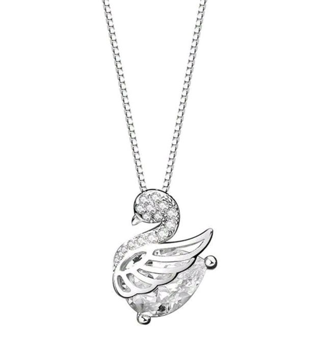 Сребърно колие Amelie с печат 925 + подаръчна кутийка