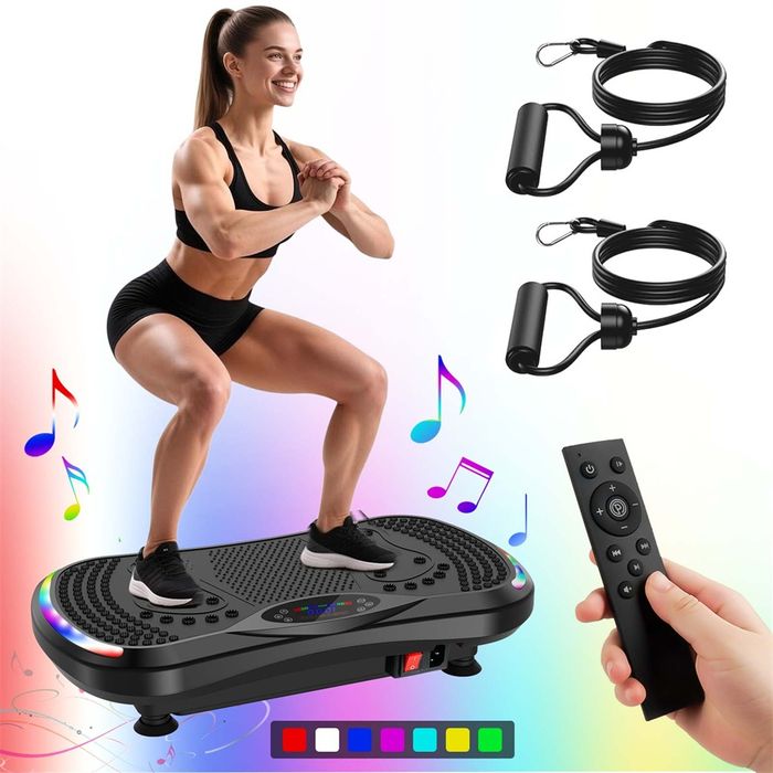 Фитнес вибрационна плоча за упражнения вибро плоча , с Bluetooth