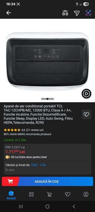 Aer conditionat portabil