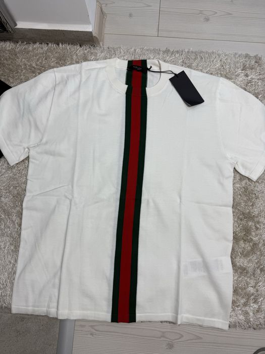 Tricou Gucci bumbac tricotat 100% colectie noua