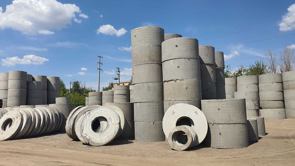 Кольца для септика, Лотки, Перемычки, Ступени, Плиты, Панель, ПАГ