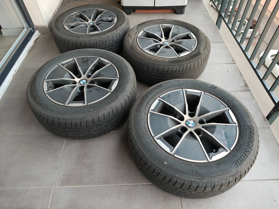 IEFTIN!Jante aliaj originale BMW,seria 3,G 20,An 2022,205/60/16, Bridgestone,cu senzori de presiune,perfecte