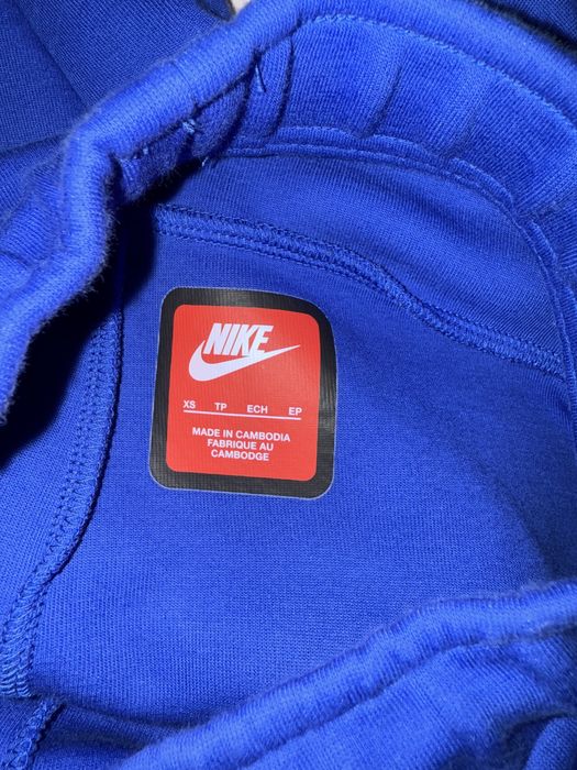 Спешно!Nike tech fleece royal blue