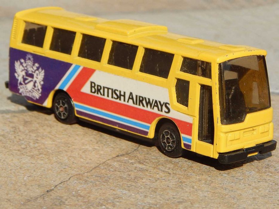 Macheta autobuz autocar Guiloy British Airways fab Spania sc 1:86