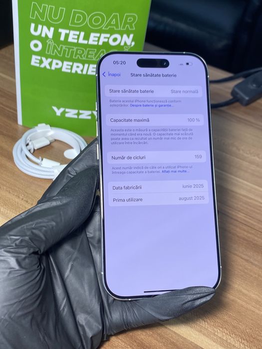 iPhone 16 Pro • 128 GB • White Titanium