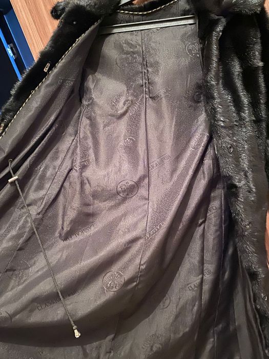 Норковая шуба с капюшоном