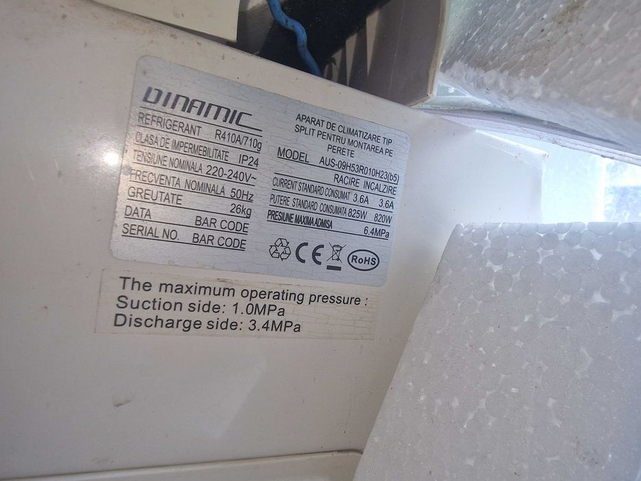 Aer conditionat DINAMIC 9000 BTU