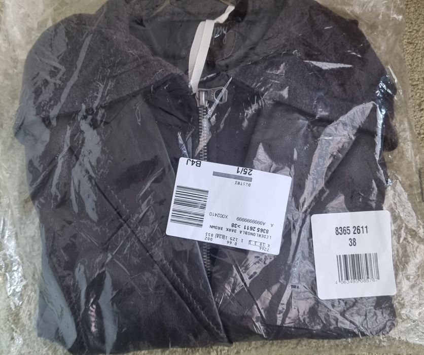 Дамско кожено яке Gipsy – Размер 38 (Slim Fit)