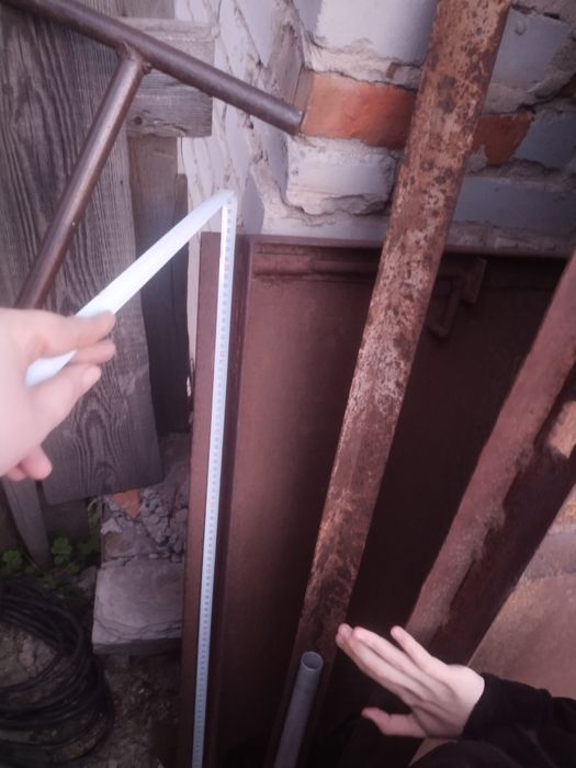 Продам металлический ворота 2,5х2 м