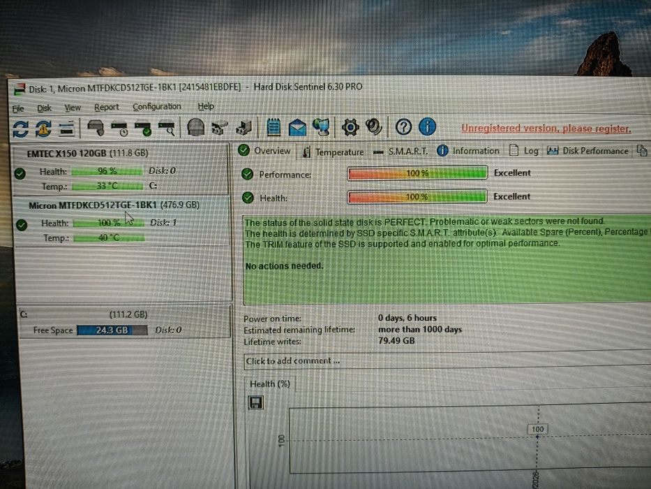 Vând SSD Micron 2550 512GB gen4 nvme nou