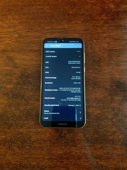 Huawei Y5  2019 16GB Dual в перфектно състояние