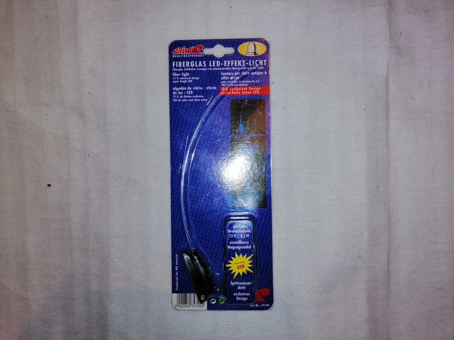 Fibra de lumina cu led , 12 V , NOU