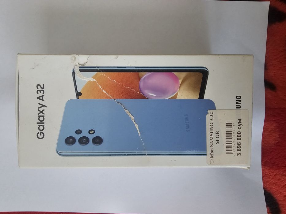 Samsung A32 xotirasis 64GB