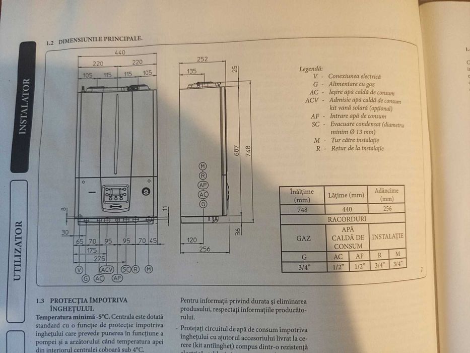 Centrală termică IMMERGAS Victrix Tera 28 1 /schimbător căldură defect
