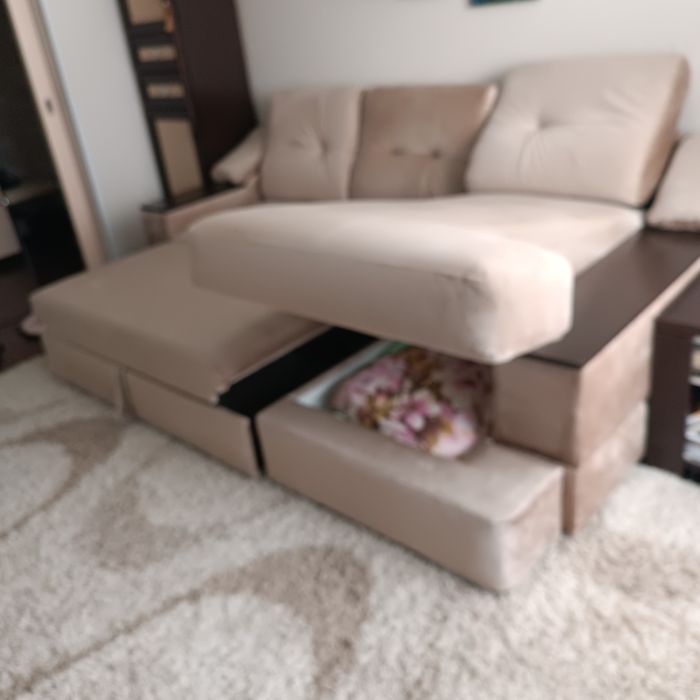 Диван с креслом продается в Костанае.