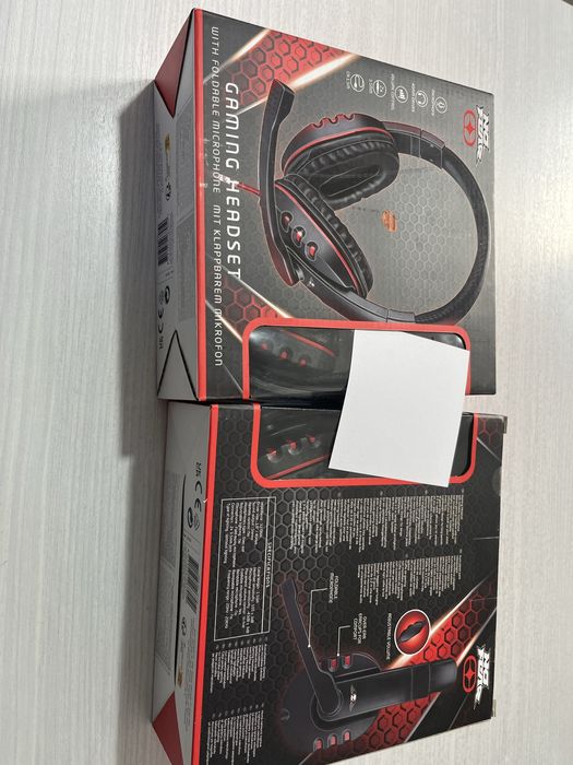 Căști Gaming No Fear - Microfon încorporat - PC/PS4/PS5/Xbox - Noi