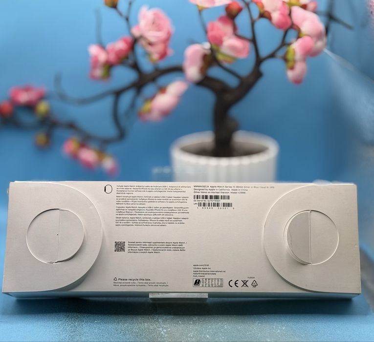 НОВ!!! Apple Watch 10 GPS, Silver Aluminum Case 46 мм, Blue Cloud Loop