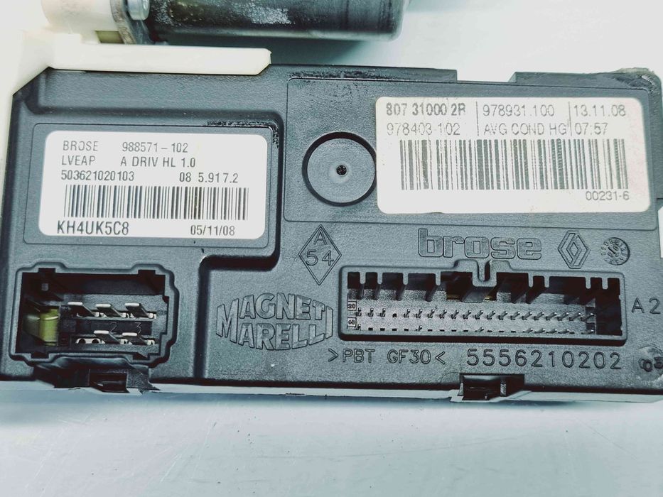 Motoras geam stanga fata Renault Laguna 3 Combi [Fabr 2007-2015] 80731