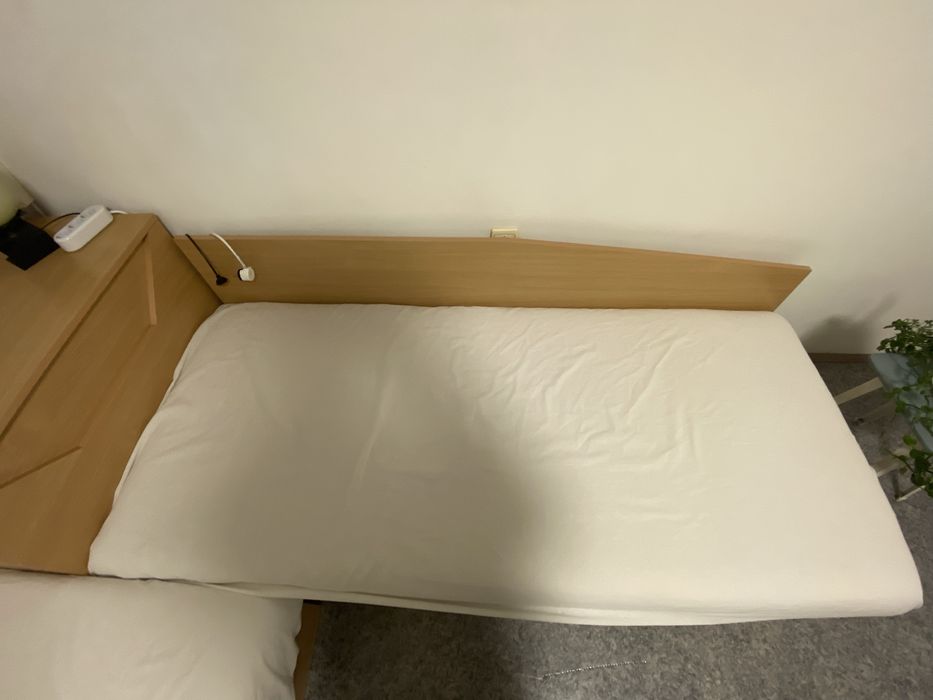 Ъглови легла , с матрак и механизъм + ракла