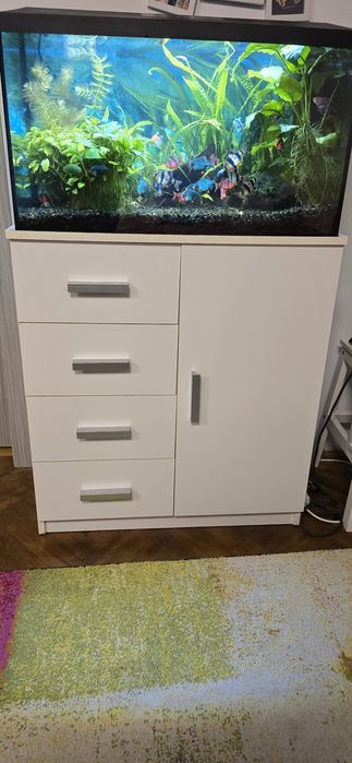 Acvariu complet cu stand si vietuitoare