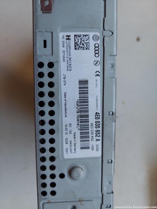 Magazie Cd Audi A6/S6 Iii Saloon (4F2, C6) [ 2004 - 2011 ] Oem