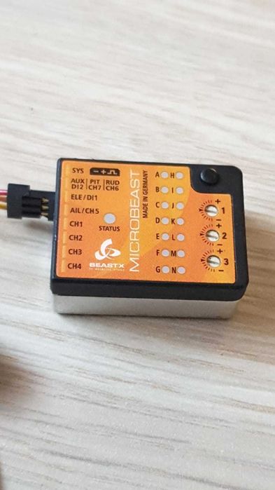 Piese  elicopter: MICROBEST, Gyro FUTABA GY611