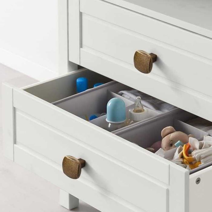 Amerdeco 6 бр. Антични месингови дръжки от цинкова сплав за кухненски