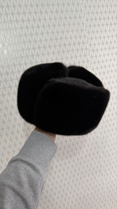 Норковая шапка трансформер в идеальном состоянии