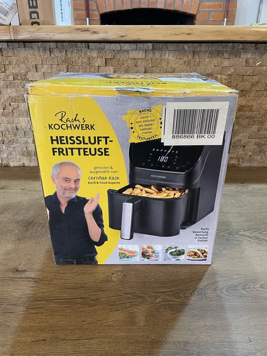 Air fryer friteauza Rachs Kochwerk Heißluft-Fritteuse 1400W