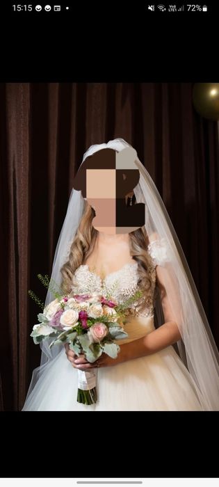 Vând rochie de mireasă Alara,cu accesorii,mărimea 36
