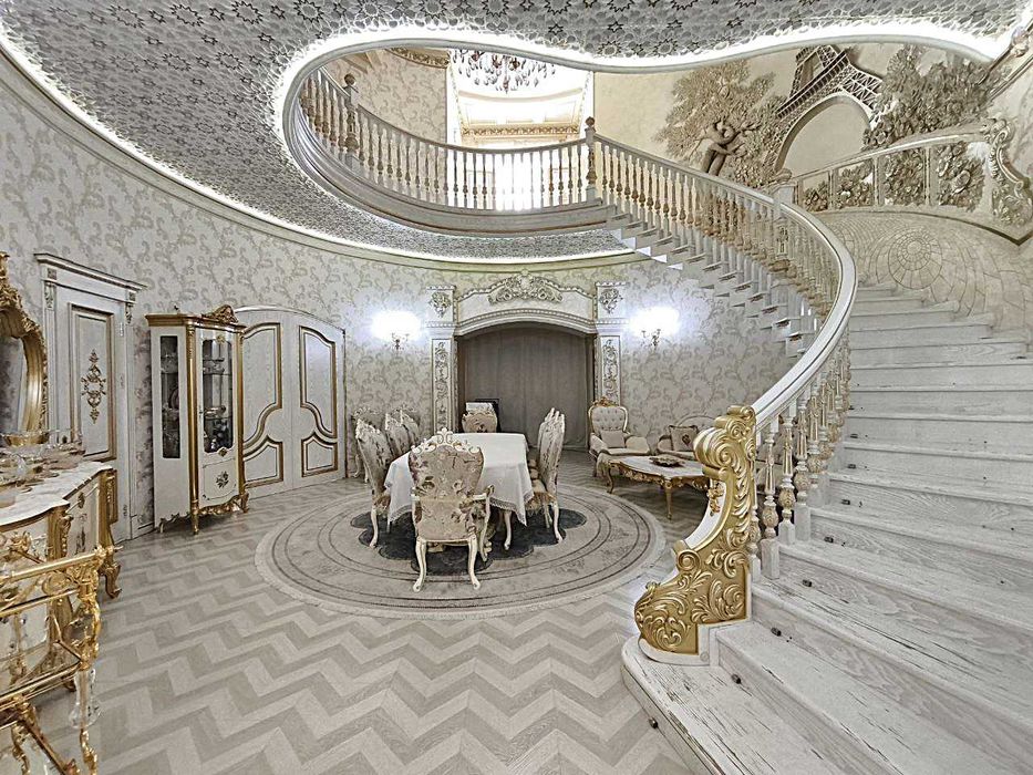 Yu   Дом 8комн, 6+5,5 соток, с выходом к реке, м.Актепа, Кибрайский р.