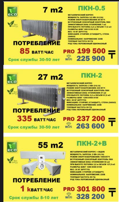 Парокапельные батареи со склада Петропавловск