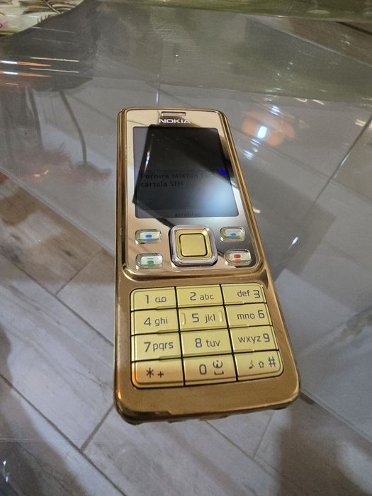 Nokia 6300, gold, impecabil, meniu limba rămână, 0 minute vorbite