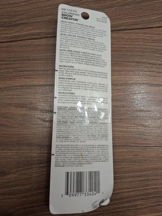 Карандаш для бровей REVLON COLORSTAY BROW CREATOR, soft black