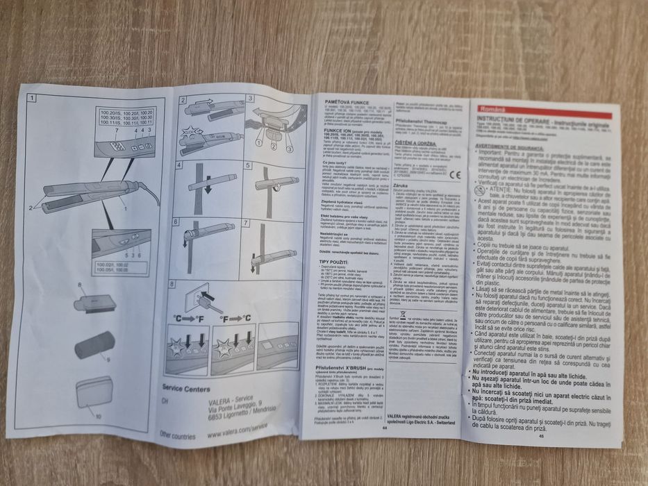 Vând Set profesional pentru întins părul Valera Swiss'x Super Brush