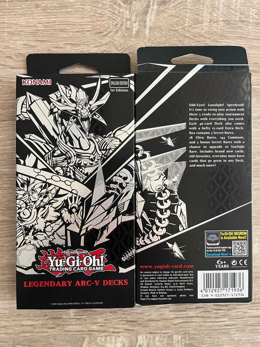 Yu-Gi-Oh! TCG Legendary Arc-V Decks карти