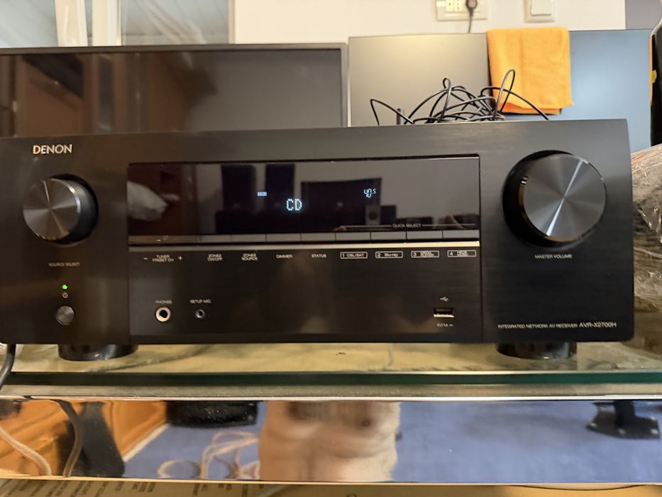 Receiver Denon AVR-X2700H,7.2/Dolby Atmos,8K,Wifi/Bluetooth/Heos