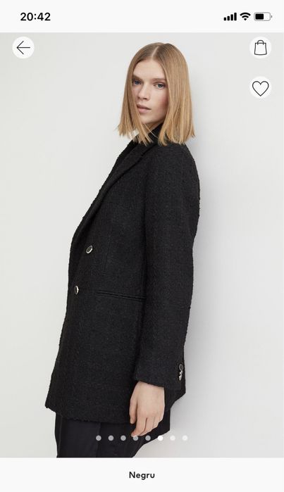 Sacou dama negru masura S