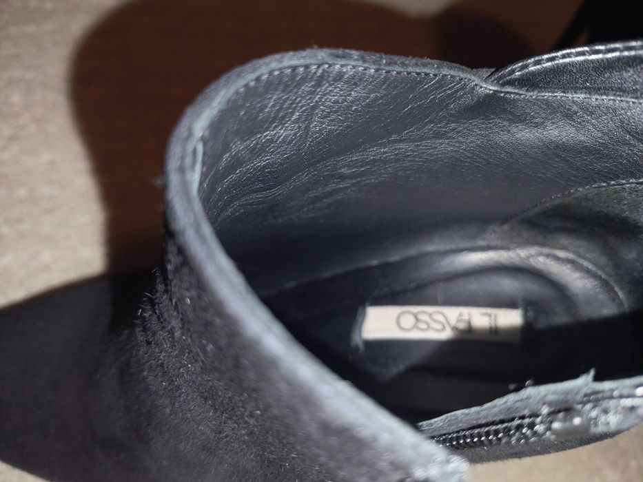 Botine piele intoarsa Îl Passo