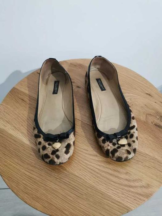 Balerini Dolce & Gabbana animal print leopard Made in Italy marime 38